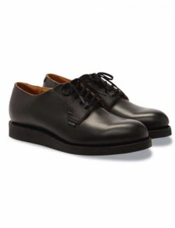 101 Heritage Work Postman Oxford Shoes - Black Chaparral Leather