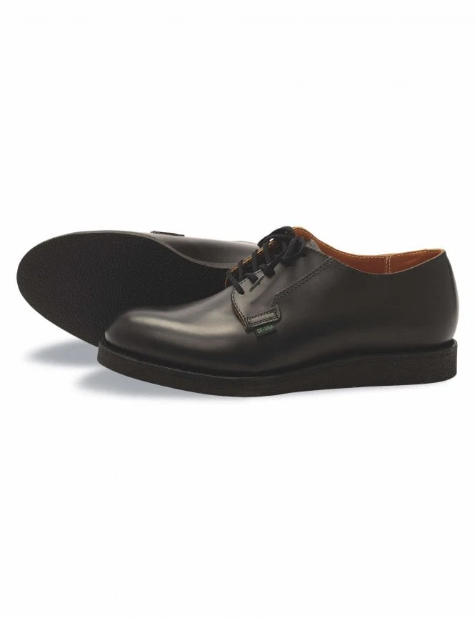 101 Heritage Work Postman Oxford Shoes - Black Chaparral Leather 4 101 Heritage Work Postman Oxford Shoes - Black Chaparral Leather - Image 2