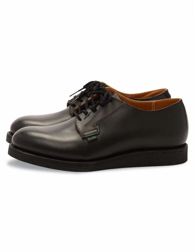 101 Heritage Work Postman Oxford Shoes - Black Chaparral Leather 5 101 Heritage Work Postman Oxford Shoes - Black Chaparral Leather - Image 3