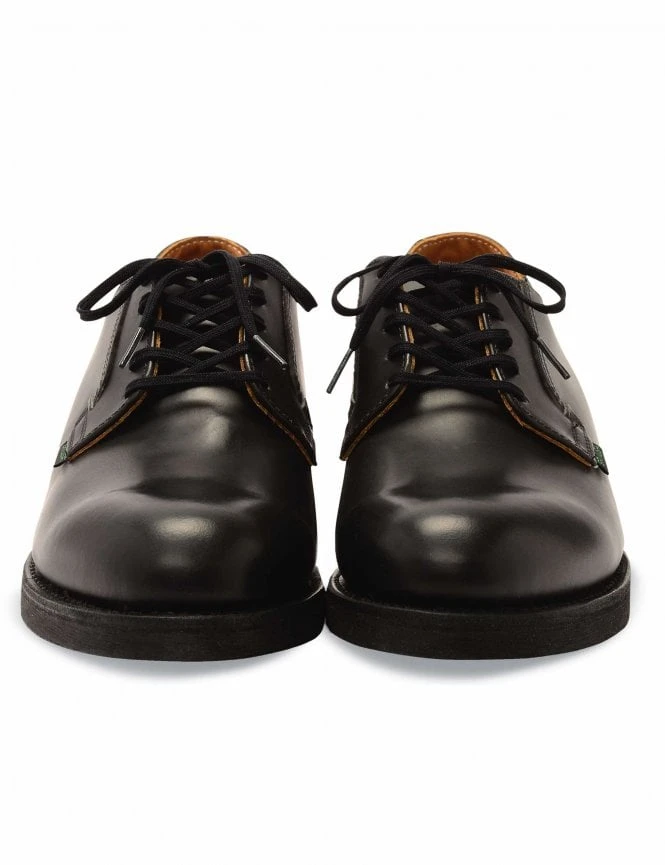 101 Heritage Work Postman Oxford Shoes - Black Chaparral Leather 6 101 Heritage Work Postman Oxford Shoes - Black Chaparral Leather - Image 4