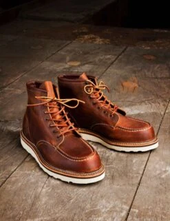 1907 Heritage Work 6" Moc Toe Boot - Copper Rough & Tough Leather 14 1907 Heritage Work 6" Moc Toe Boot - Copper Rough & Tough Leather -Fatbuddha Store 1907 heritage work 6 moc toe boot copper rough tough leather p22575 105770 medium