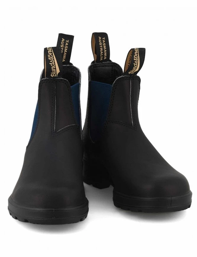 Blundstone 1917 Classic Chelsea Boots - Black/Navy 4 Blundstone 1917 Classic Chelsea Boots - Black/Navy - Image 2