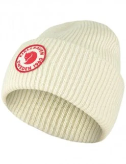 Fjallraven 1960 Logo Beanie Hat - Chalk White