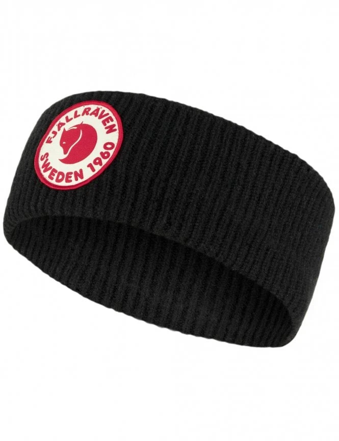 Fjallraven 1960 Logo Headband - Black 3 Fjallraven 1960 Logo Headband - Black