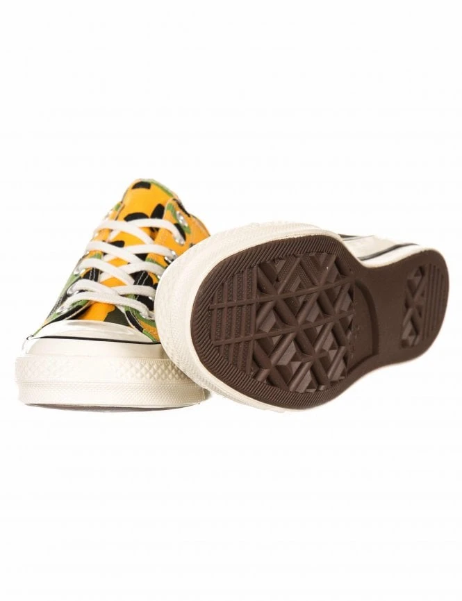 Converse 1970s Chuck Taylor All Star Ox Trainers - Camo (University Gold/Black) 6 Converse 1970s Chuck Taylor All Star Ox Trainers - Camo (University Gold/Black) - Image 4