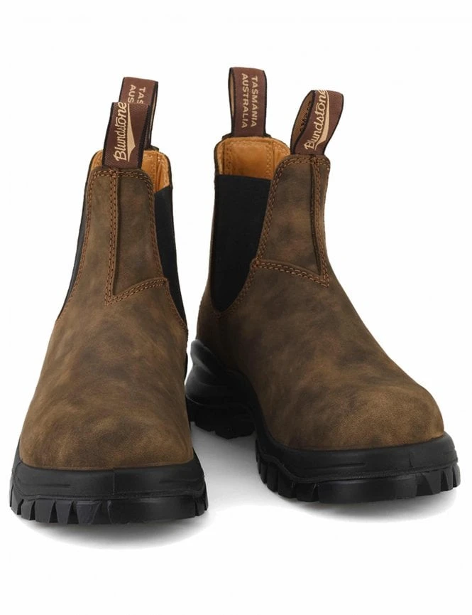 Blundstone 2239 Chunky Lug Chelsea Boots - Rustic Brown 5 Blundstone 2239 Chunky Lug Chelsea Boots - Rustic Brown - Image 3