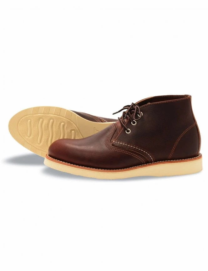 3141 Heritage Work Chukka Boot - Briar Oil Slick Leather 4 3141 Heritage Work Chukka Boot - Briar Oil Slick Leather - Image 2