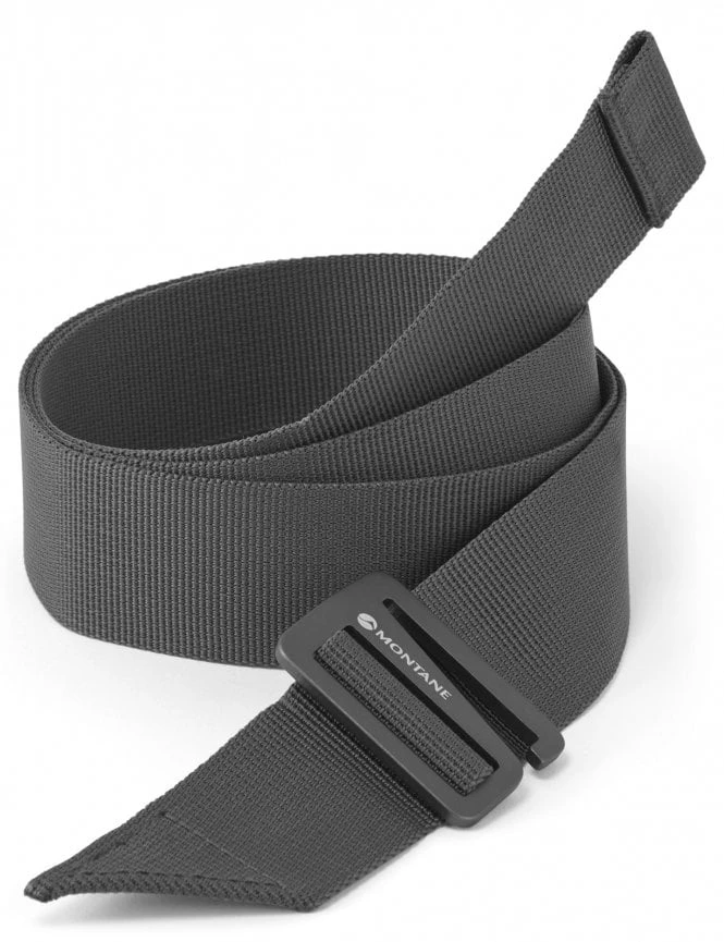 Montane 35mm Adjustable Webbing Belt in Slate - Durable Outdoor Hook Buckle 3 Montane 35mm Adjustable Webbing Belt in Slate - Durable Outdoor Hook Buckle