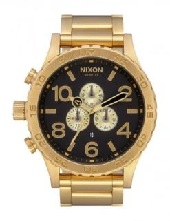 NIXON 51-30 Chrono Watch - All Gold/Black