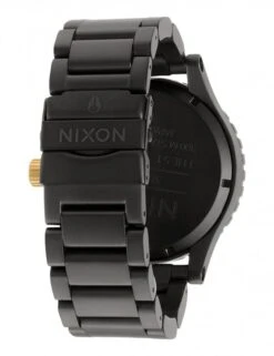 Nixon 51-30 Chrono Matte Black & Gold – 51mm Oversized Water Resistant Chronograph Watch -Fatbuddha Store 51 30 chrono watch matte black gold p29750 102261 medium