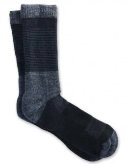Danner 75031 Bull Run Wool Blend Socks – Black/Grey Marled Crew