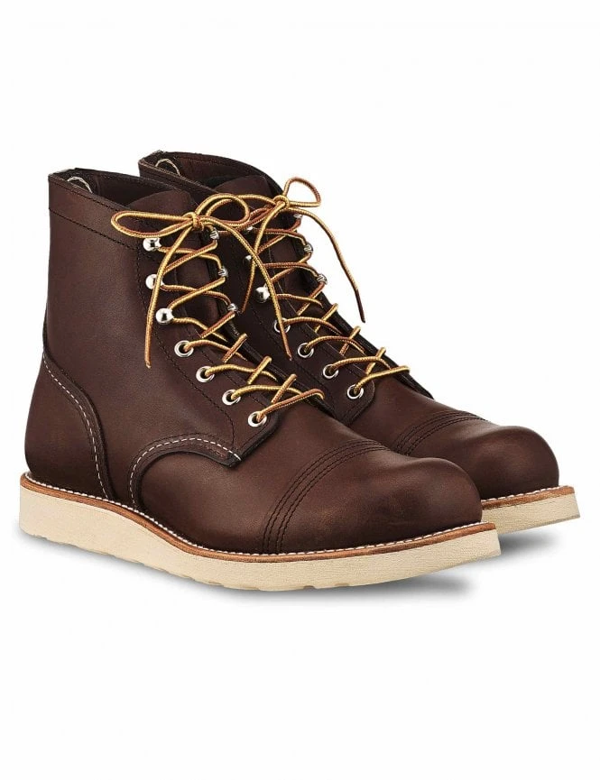 8088 Heritage 6" Iron Ranger Boot (Traction Tread) - Amber Harness Leather 3 8088 Heritage 6" Iron Ranger Boot (Traction Tread) - Amber Harness Leather
