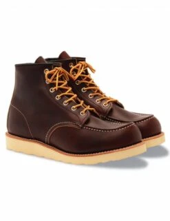 8138 Heritage Work 6" Moc Toe Boot - Briar Oil Slick Leather