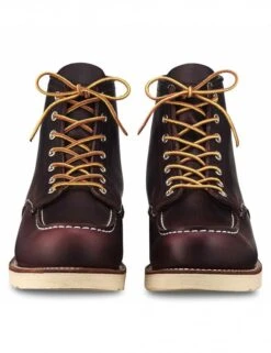 8847 Heritage Work 6" Moc Toe Boot - Black Cherry Excalibur Leather -Fatbuddha Store 8847 heritage work 6 moc toe boot black cherry excalibur leather p30763 105951 medium