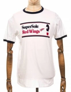 95079 Supersole Ringer Tee - White/Blue