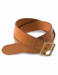 96563 Heritage Vegetable Tanned Belt - Natural Tan Leather