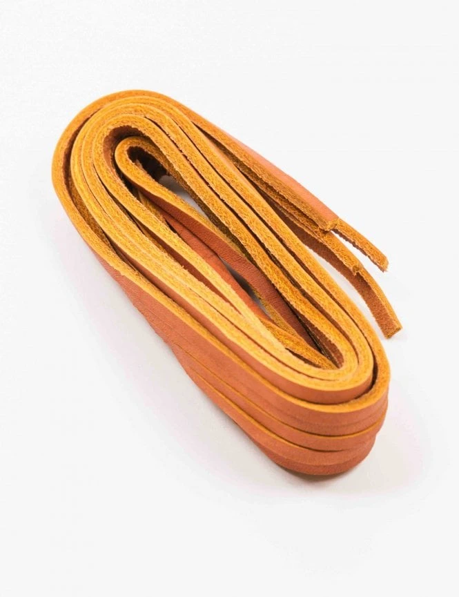 97149 80" Leather Laces - Tan 5 97149 80" Leather Laces - Tan - Image 3