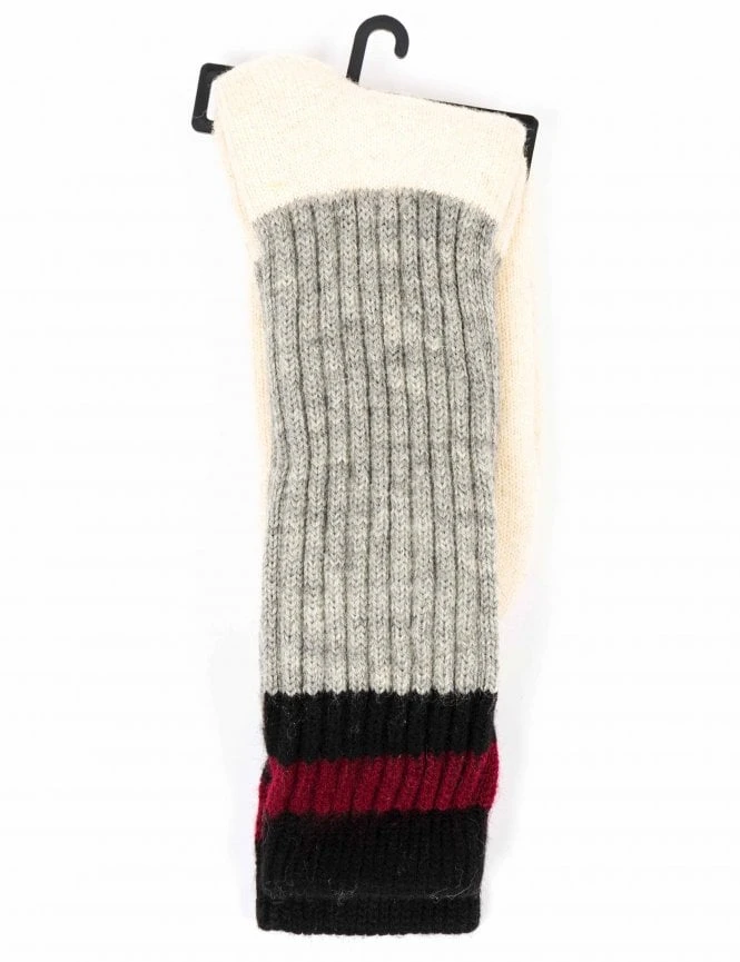 Red Wing Heritage 97160 Arctic Wool Socks – Multi Grey and Blue Marled Heavyweight Crew Socks 4 Red Wing Heritage 97160 Arctic Wool Socks – Multi Grey and Blue Marled Heavyweight Crew Socks - Image 2