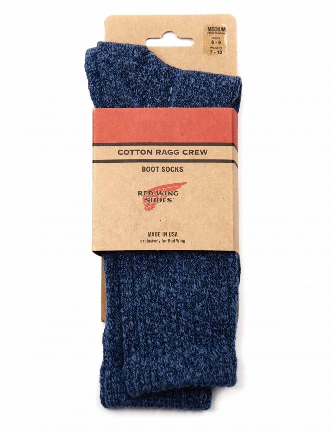 97370 Women's Cotton Ragg Over Dyed Tonal Sock - Navy/Blue 5 97370 Women's Cotton Ragg Over Dyed Tonal Sock - Navy/Blue - Image 3