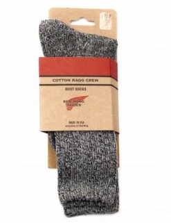 Red Wing 97373 Black & Gray Over Dyed Tonal Cotton Ragg Crew Socks -Fatbuddha Store 97373 cotton ragg over dyed tonal sock black gray p26398 100802 medium