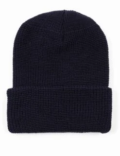 Red Wing Navy Merino Wool Cuffed Beanie Hat with Leather Patch 97490 -Fatbuddha Store 97490 merino wool beanie hat navy p26402 94886 medium