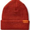 97497 Merino Wool Cuffed Beanie - Rust Orange Ribbed Knit Hat -Fatbuddha Store 97497 merino wool beanie hat rust p36569 123026 medium