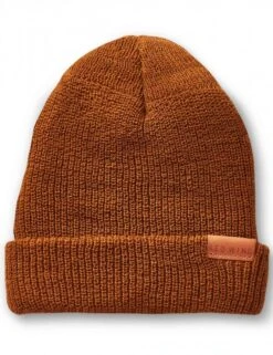 97498 Merino Wool Beanie Hat - Copper