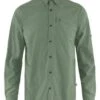 Fjallraven Abisko Hike Shirt - Patina Green -Fatbuddha Store abisko hike shirt patina green p35187 116685 medium