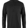 Fjallraven Abisko Lite Half Zip Fleece - Black 1 Fjallraven Abisko Lite Half Zip Fleece - Black -Fatbuddha Store abisko lite half zip fleece black p35587 116664 medium
