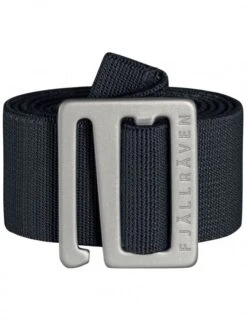 Fjallraven Abisko Midsummer Belt in Dark Navy - Lightweight Stretch Webbing Hiking Belt