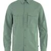 Fjallraven Abisko Trekking Shirt - Patina Green -Fatbuddha Store abisko trekking shirt patina green p35476 116538 medium