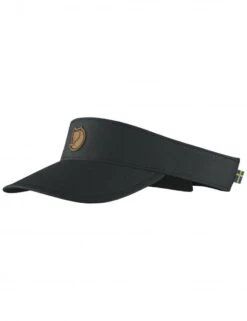 Fjallraven Abisko Black G-1000 Air Stretch Lightweight Sun Visor Cap