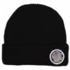 Santa Cruz Acidic MFG Black Cuffed Beanie - Woven Badge Loose Knit Hat 1 Santa Cruz Acidic MFG Black Cuffed Beanie - Woven Badge Loose Knit Hat -Fatbuddha Store acidic mfg beanie hat black p34598 115536 medium