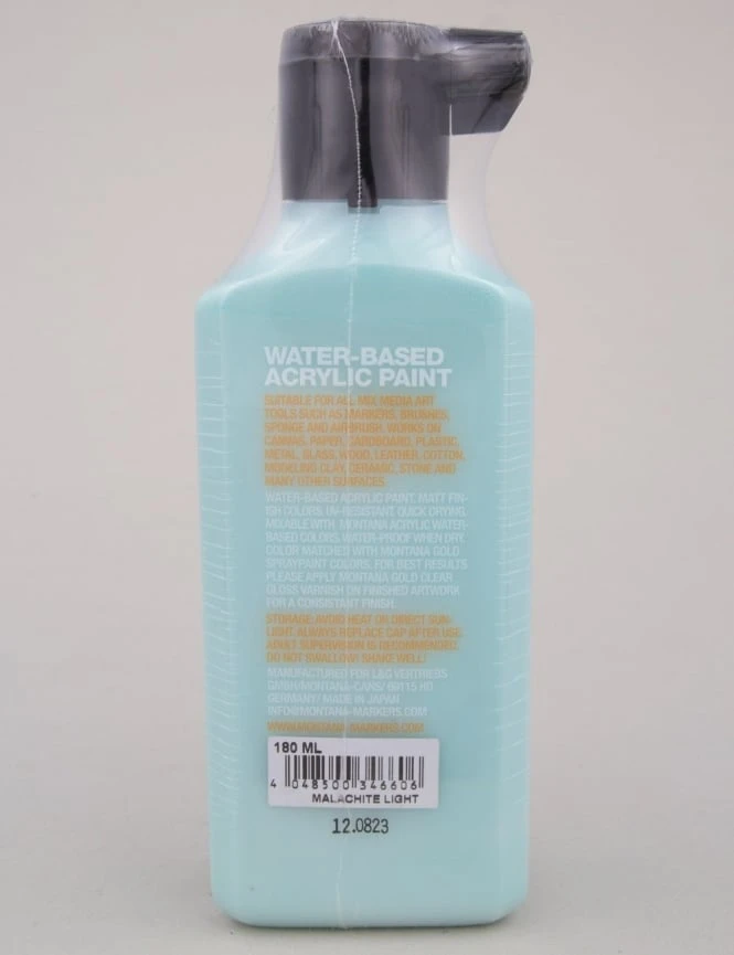 Acrylic Paint Refill 180ml - Malachite Lite G6210 4 Acrylic Paint Refill 180ml - Malachite Lite G6210 - Image 2