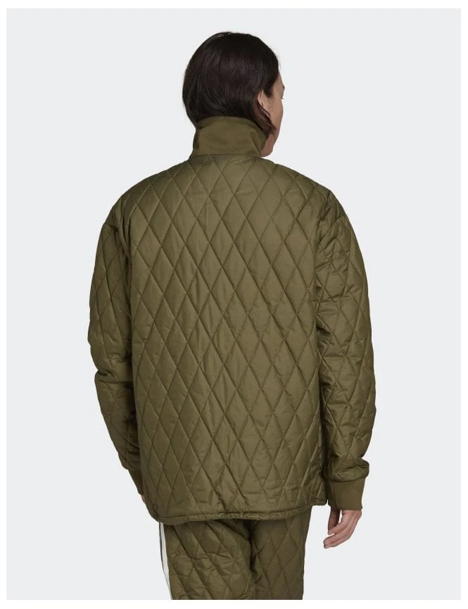 Adidas Originals Adicolor Classics Quilted Archive Jacket - Focus Olive 5 Adidas Originals Adicolor Classics Quilted Archive Jacket - Focus Olive - Image 3