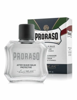 Proraso Protective After Shave Balm with Aloe Vera and Vitamin E – 100ml Creamy Blue Line Balm