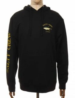 Salty Crew AHI Mount Hooded Sweat - Black