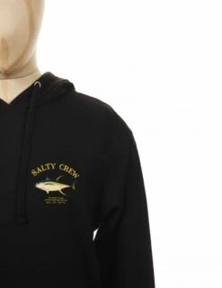 Salty Crew AHI Mount Hooded Sweat - Black -Fatbuddha Store ahi mount hooded sweat black p28926 99569 medium