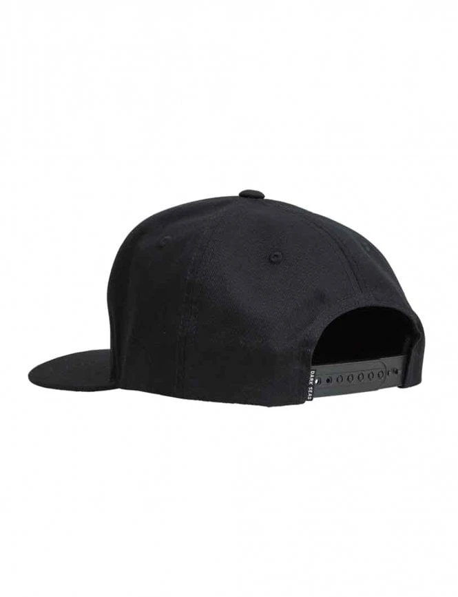 Dark Seas Airbourne Black - Structured 5-Panel Woven Label Snapback Hat 4 Dark Seas Airbourne Black - Structured 5-Panel Woven Label Snapback Hat - Image 2