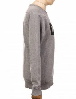 Deus Ex Machina All Caps Crew Sweat - Grey Heather -Fatbuddha Store all caps crew sweat grey heather p24729 88347 medium