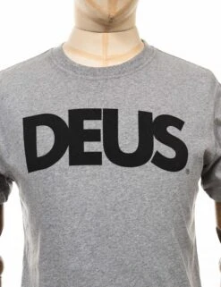 Deus Ex Machina All Caps Tee - Grey Heather -Fatbuddha Store all caps tee grey heather p23653 84336 medium