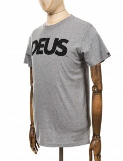 Deus Ex Machina All Caps Tee - Grey Heather -Fatbuddha Store all caps tee grey heather p23653 84337 medium