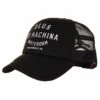 Deus Ex Machina Amsterdam Address Trucker Hat - Black/White Mesh Snapback -Fatbuddha Store amsterdam address trucker hat black p29245 101036 medium