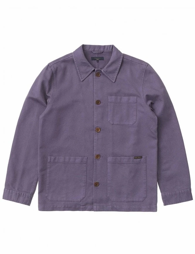 Nudie Jeans Barney Worker Jacket - Lilac 3 Nudie Jeans Barney Worker Jacket - Lilac