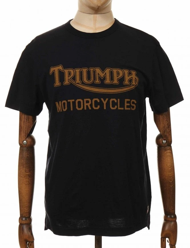 Barwell Tee - Jet Black/Gold 3 Barwell Tee - Jet Black/Gold