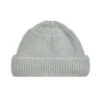 SHU Grey Ribbed Knit Cuffed Beanie – Wool Blend Warm Winter Hat -Fatbuddha Store beanie hat grey p30913 106841 medium