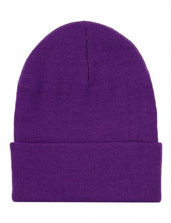 Penfield Bear Beanie Hat Pansy Purple – Rib-Knit Cuffed Box Logo Winter Hat 4 Penfield Bear Beanie Hat Pansy Purple – Rib-Knit Cuffed Box Logo Winter Hat - Image 2