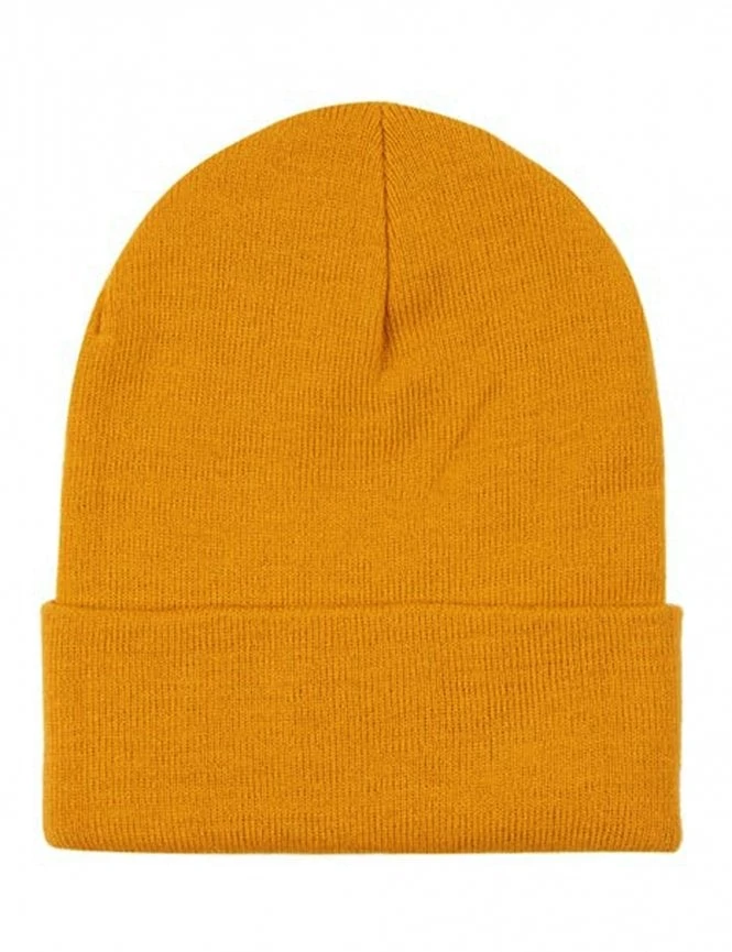 Penfield Bear Beanie Hat - Sunflower Yellow Heritage Patch Cuffed Knit 4 Penfield Bear Beanie Hat - Sunflower Yellow Heritage Patch Cuffed Knit - Image 2