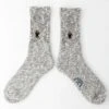 Rostersox Grey with Navy Accents - Embroidered Bear Ribbed Crew Socks 2 Rostersox Grey with Navy Accents - Embroidered Bear Ribbed Crew Socks -Fatbuddha Store bear socks grey p34402 115219 medium