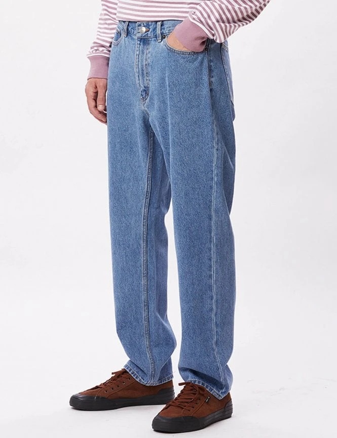 Obey Clothing Bender Denim Pant - Light Indigo 4 Obey Clothing Bender Denim Pant - Light Indigo - Image 2